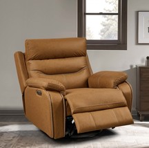 Liyasi OKIN Dual Motor Rocker Swivel Power Recliner Chair w/ Headrest - $604.99