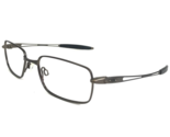 Vintage Oakley Eyeglasses Frames Intervene 4.0 Pewter Matte Brown 52-18-132 - £58.87 GBP