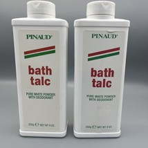 Clubman Pinaud Bath Talc Pure White Powder W/ Deodorant Vintage SEALED, ... - $675.36 MXN