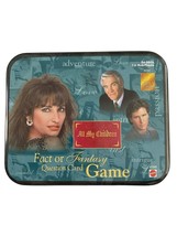 RARE VTG All My Children Fact Or Fantasy Question Card Game In Tin Box 1998 - $3.99