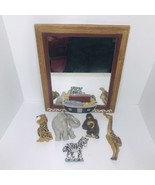 Vintage Home Interiors Noah’s Ark Wall Mirror And Decor Set HOMCO Burwoo... - $926.98 MXN