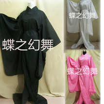 Japanese Traditional Womens Cotton Blend Long Furisode Kimono Juban Costume - £41.87 GBP