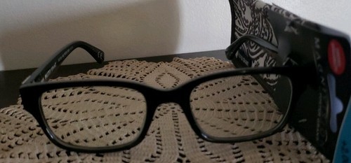 FOSTER GRANT~BLACK PLASTIC FRAME READING GLASSES~ +2.00 ~ ROXANNA~ TG0717 ~G13 Item image 2