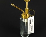 Ikea Gradvis Clear / Gold Glass Plant Mister Spray Bottle 8&quot; Spritzer 00... - $26.71