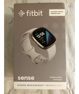 Fitbit Sense Fitness and Activity Tracker with Built-in GPS white/gold - $392.56 CAD