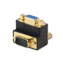 LINDY VGA Male to VGA Female 90? Adapter  InchDown Inch  - $16.00