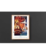 Indiana Jones &amp; the Temple of Doom Movie Poster - 20&quot; x 30&quot; inches (Framed) - £97.63 GBP