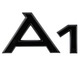 Glossy Black Rear Trunk Emblem A1 - $15.74