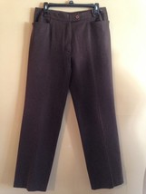 Signe Paris Women&#39;s Pants Designer Brown Pants Size 10 X  31 - £24.64 GBP