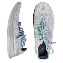 Allbirds Tree Runners Light Grey Blue Laces Sneakers Tennis Shoes Size 9... - $43.54