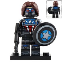 Winter Soldier Bucky Barnes X Captain America Marvel Endgame Minifigures Toys - £2.23 GBP