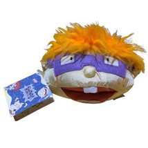 VTG 1998 Rugrats Chuckie Beanbag Plush Head Play by Play Collective Toy NOS - £8.59 GBP