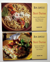 Vintage Cookbooks Bon Appetit Best Pastas Volumes One and Two 1994 Paperback Lot - £10.65 GBP