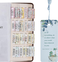 Bible Tabs, Large Print and Easy-To-Read Bible Tabs for Women and Girl, ... - $10.67
