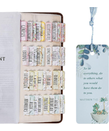 Bible Tabs, Large Print and Easy-To-Read Bible Tabs for Women and Girl, ... - $10.67