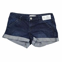 21 Denim Shorts Womens 26 Blue Denim Stretchable Low Rise Casual Hot Pants - $22.75