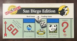 Rare Monopoly Real Estate Trading Game SAN DIEGO Edition - Complete - Ni... - £36.64 GBP