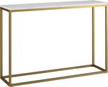 Console Table In Gold, 44&quot; Wide, From Hennandhart. - $115.99