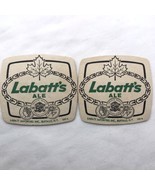 Labatt’s Ale Coaster Beer Paper Replacement 2  Vintage Bar Cardboard - $9.95