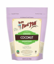 Bob&#39;s Red Mill Shredded Coconut, Unsweetened, 12 oz (Stand up Pouch) - $12.20