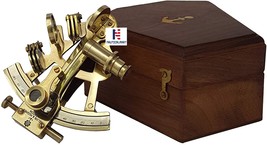 Brass Sextant Navigation Instrument Sextant Navigation Marine Sextant in... - £47.16 GBP