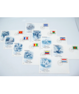 First Day Issues Covers Flags of United Nations 16 Different Countries 1... - $7.51