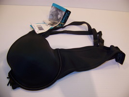 VANITY FAIR 36D BRA BODY CARESS FULL COVERAGE CONTOUR BLACK NEW W/ TAGS - £21.19 GBP