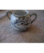 Vintage Round Tea Sauce Sugar Dish Bowl Hand Painted Nippon Farm Scene E... - $26.66 CAD