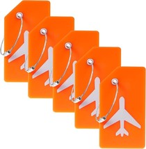 5 Pack Silicone Luggage Tag Baggage Handbag School Bag Suitcase Instrume... - $199.92 MXN