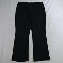 The Platinum Baby Boot 2.5 / 14 Short Black Stretch Denim Womens Jeans - £19.95 GBP