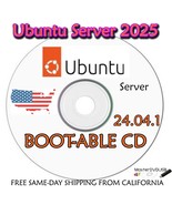 Ubuntu Server 24.04.1 Bootable Install/Recovery DVD - January 2025 Update - €7,20 EUR