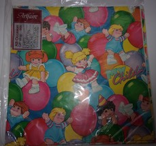 Vintage Artfaire My Child Gift Wrap 2 Sheets New In Wrapper - $114.02 MXN