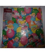 Vintage Artfaire My Child Gift Wrap 2 Sheets New In Wrapper - $8.21 CAD