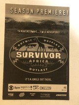 Survivor Africa Reality Show Vintage Tv Guide Print Ad TPA23 - £4.66 GBP