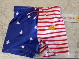 Boys Swim Trunk US 9M &quot;USA&quot; Blue/White/Red - Cat &amp; Jack - €0,85 EUR
