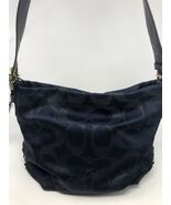 Coach Mattalic Navy Bag F27461 Read Description - $39.10 CAD