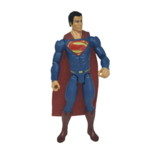 12&quot; Mattel Superman 2015 Dc Comics Justice League Action Figure W/ Cape Toy - £26.34 GBP