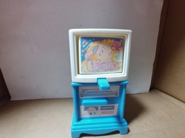 Fisher Price Loving Family Dream Dollhouse Blue Flip TV Television  - £4.63 GBP