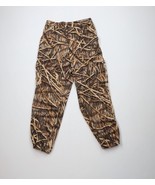 Vtg Streetwear Boys Large Mossy Oak Camouflage Soft Cloth Cargo Joggers ... - $643.68 MXN