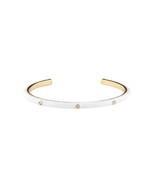 Color Metal Rhinestone Cuff Bracelet - $8.20