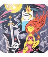 2014 Adventure Time Poster Finn Flame Princess Fighting Man Of Ooo 16x11... - $557.00 MXN
