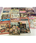 22 mixed craft book magazine booklet lot needlepoint cross stitch mosaic... - $367.98 MXN