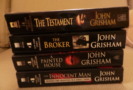 4 John Grisham PBs in fine condition; Painted House; Innocent Man; Broker; Testa - £15.72 GBP