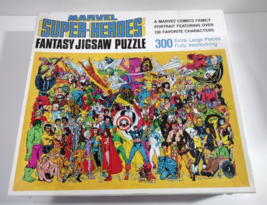 Vintage 1983 Marvel Super Heroes 300-Piece Fantasy Jigsaw Puzzle GREAT C... - $59.00