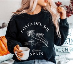 Costa Del Sol Spain Sweatshirt,Vintage Womens Spain Crewneck sweater,Spanish Mál - £35.77 GBP