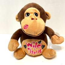 Dan Dee Plush Monkey Musical Animated Valentines Stuffed Wild Thing Bounces - £13.23 GBP