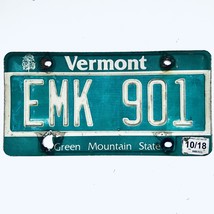 2018 United States Vermont Green Mountain Passenger License Plate EMK 901 - $336.54 MXN