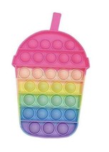 Rainbow Frozen Frappe Ice Cream Iced Coffee Dessert Bubble Pop Fidget To... - $7.92