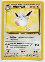 Pokémon Wigglytuff 32/64 1999 WOTC Jungle Set 1st Edition Ungraded - $14.99