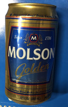 Molson “Golden” Vintage 1990s 12 Oz Beer Can - £4.56 GBP
